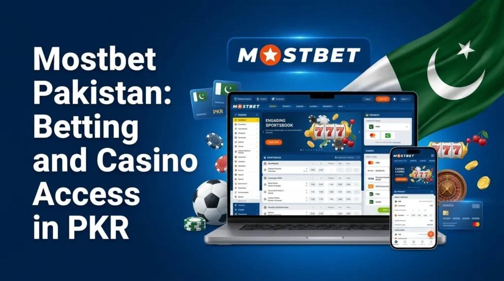 Mostbet Pakistan with online sports betting, casino games, and exclusive bonuses